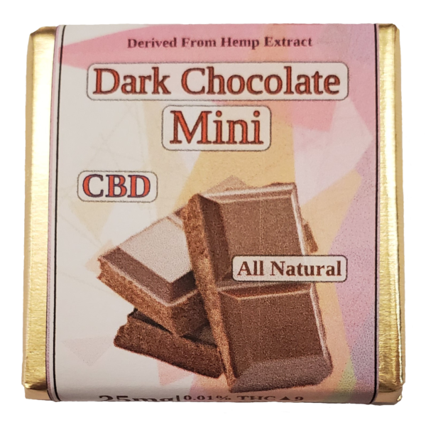 CBD Dark Chocolate Squares 25mg