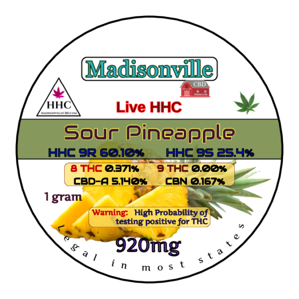 Sour Pineapple HHC Cart